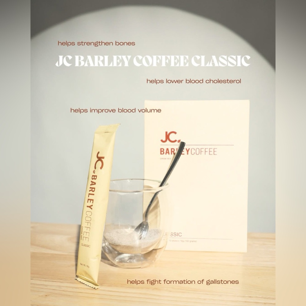 HIGH RATED JC PREMIERE BARLEY COFFEE | FDA APPROVED | SOURCE FROM NEW ZEALAND